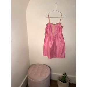 NWT 100% Italian Silk Pink Lazzari Dress